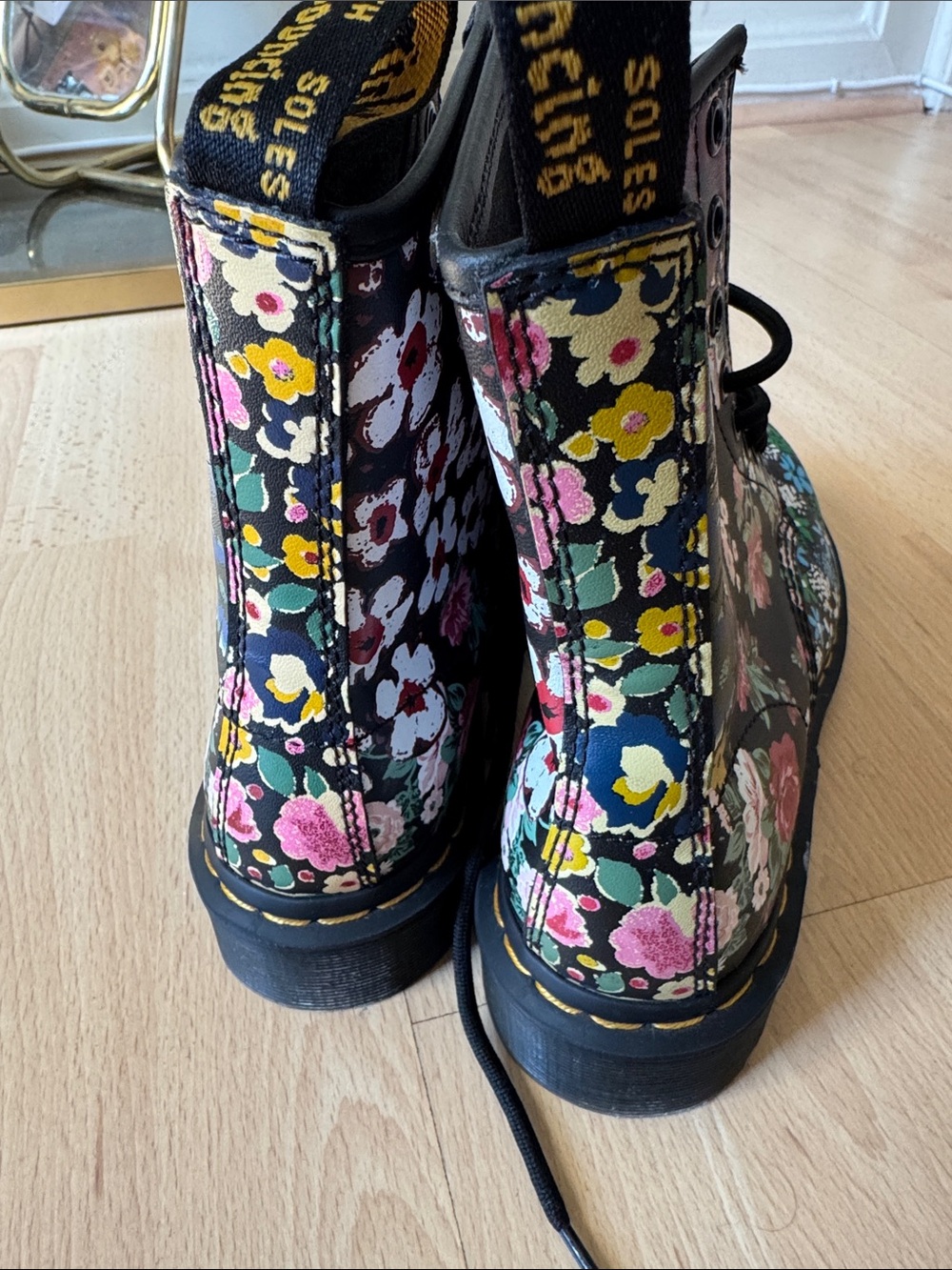 Dr. Martens 1460 Pascal Floral Mash Up boots Size 7 - Picture 4 of 6